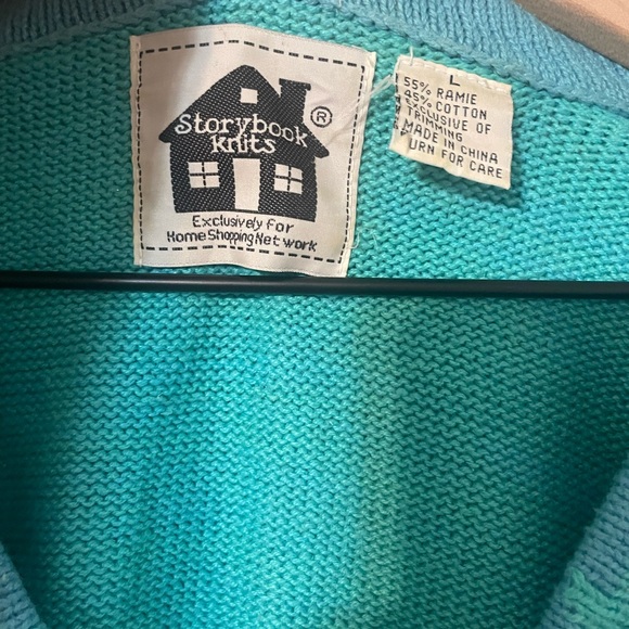 Rare. Vintage. Storybook by Knitworks. Cardigan. Sweater. - Picture 5 of 6